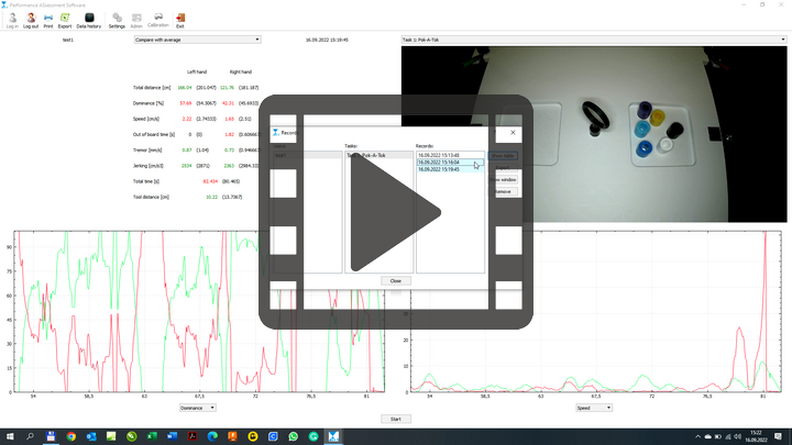 Analytical Software for Laparoscopic Trainers Abc-lap Professor